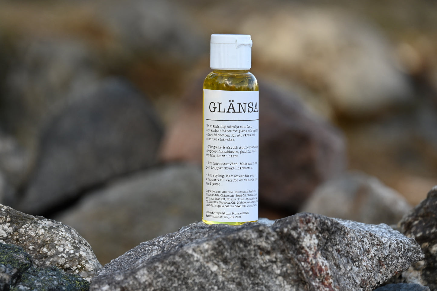 Glänsa - Naturlig hårolja för styling & hårtillväxt
